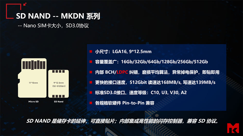 SD NAND-MKDN系列